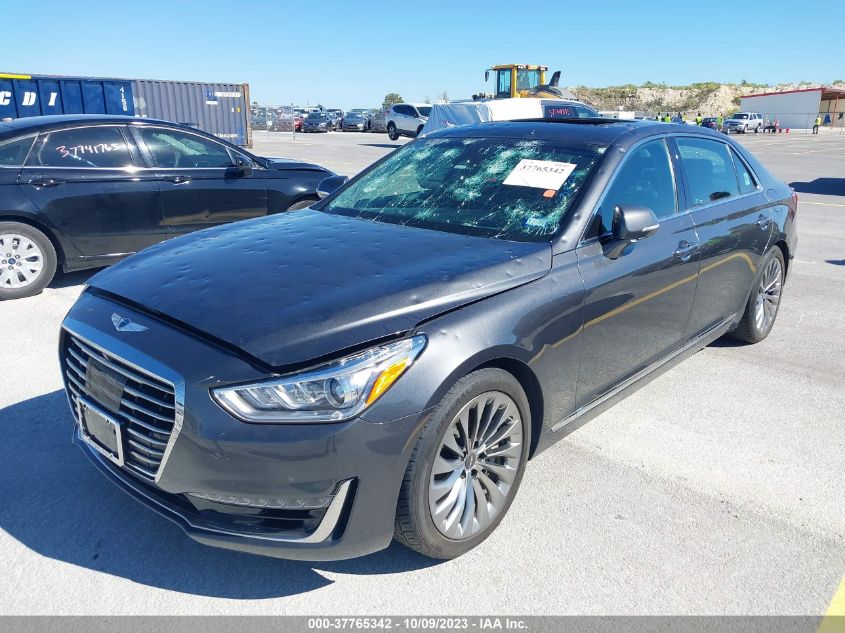 2018 Genesis G90 5.0 Ultimate VIN: KMHG54JH1JU043036 Lot: 37765342