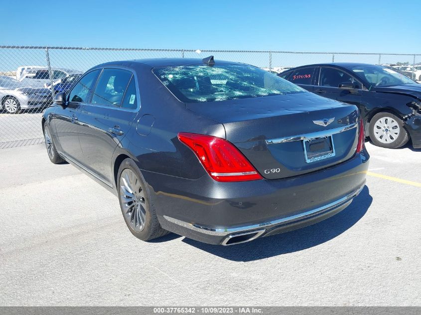 2018 Genesis G90 5.0 Ultimate VIN: KMHG54JH1JU043036 Lot: 37765342