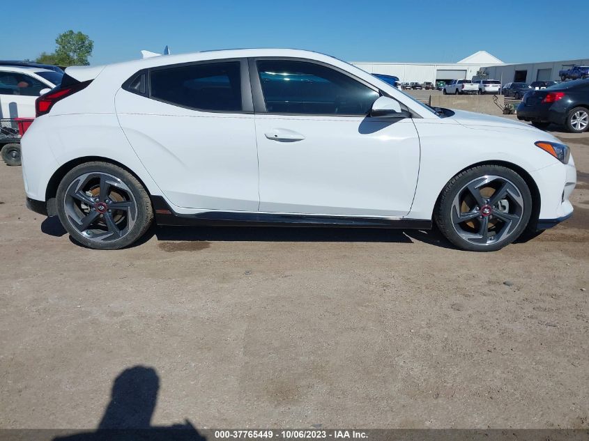 2020 Hyundai Veloster Turbo VIN: KMHTH6AB1LU024860 Lot: 37765449