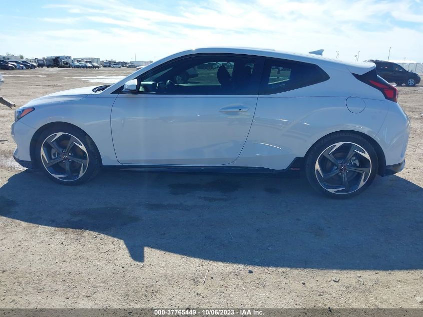 2020 Hyundai Veloster Turbo VIN: KMHTH6AB1LU024860 Lot: 37765449