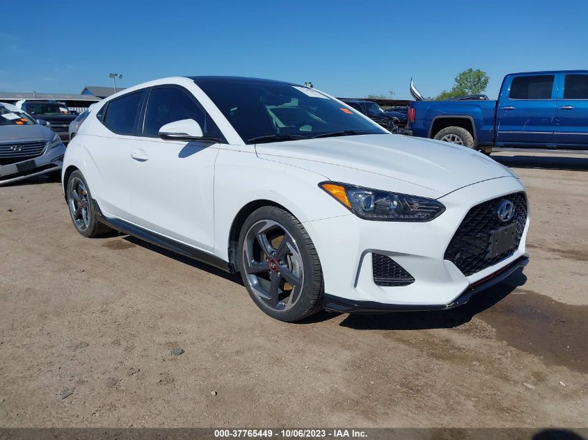 2020 Hyundai Veloster Turbo VIN: KMHTH6AB1LU024860 Lot: 37765449