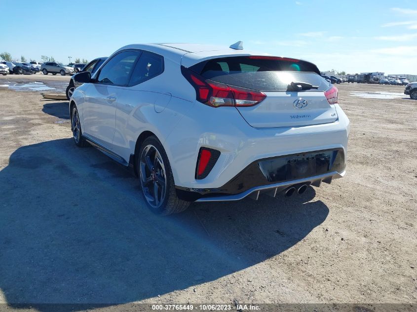 2020 Hyundai Veloster Turbo VIN: KMHTH6AB1LU024860 Lot: 37765449