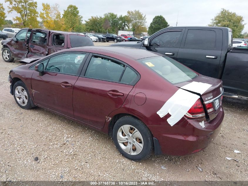 2013 Honda Civic Lx VIN: 19XFB2F52DE065349 Lot: 37765738