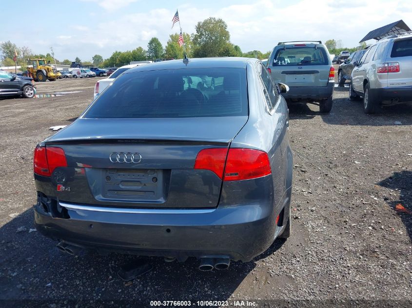 2007 Audi S4 VIN: WAUGL98E57A008607 Lot: 37766003