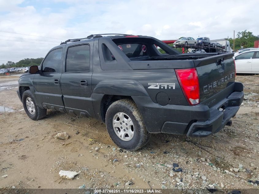 2003 Chevrolet Avalanche VIN: 3GNEC13T93G346225 Lot: 37768251