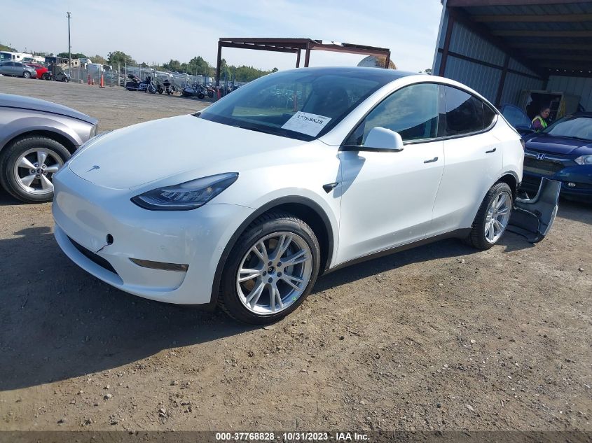 2021 Tesla Model Y Long Range VIN: 5YJYGDEEXMF231599 Lot: 37768828