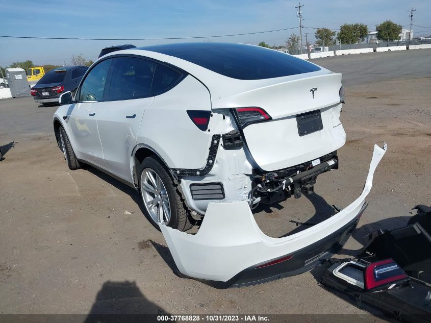 2021 Tesla Model Y Long Range VIN: 5YJYGDEEXMF231599 Lot: 37768828