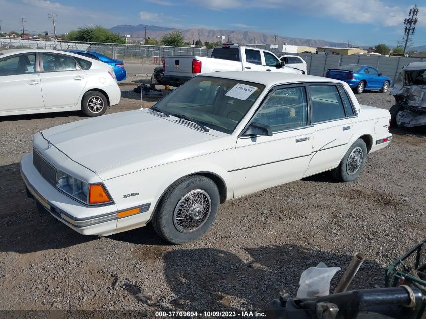 1G4AH19E8FD410107 1985 Buick Century Custom