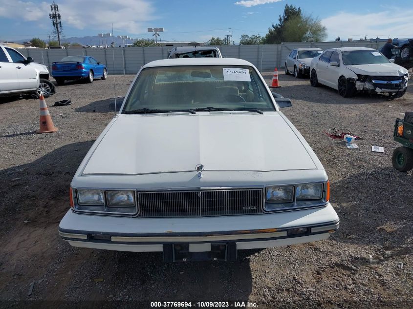 1G4AH19E8FD410107 1985 Buick Century Custom