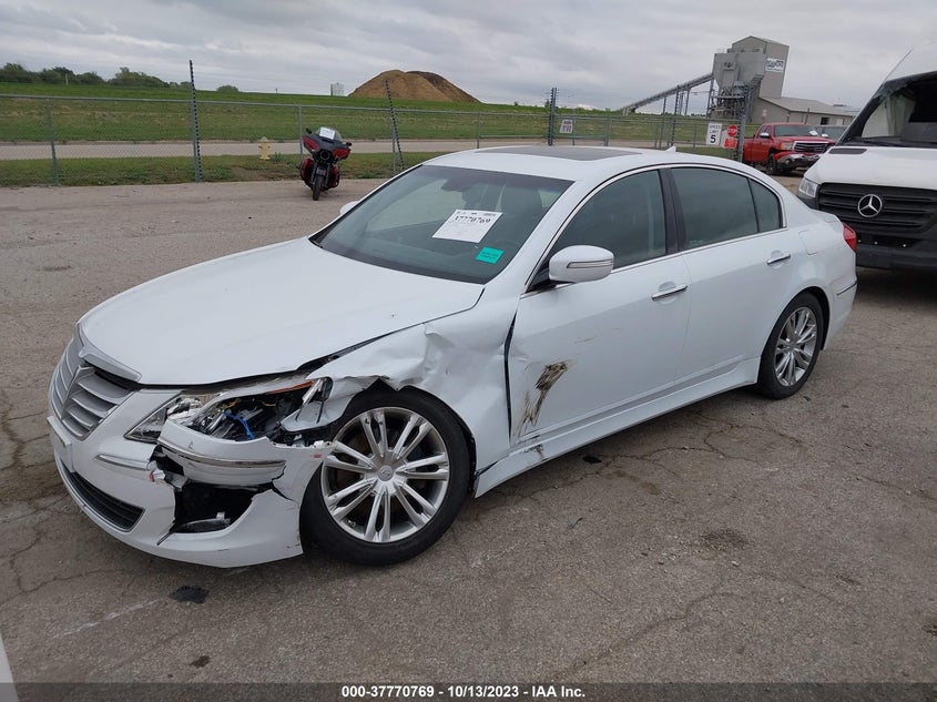 2014 Hyundai Genesis 3.8 VIN: KMHGC4DD2EU260244 Lot: 37770769