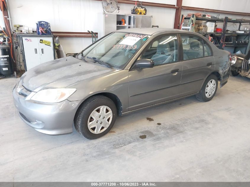 2005 Honda Civic Vp VIN: 2HGES16395H556531 Lot: 37771208