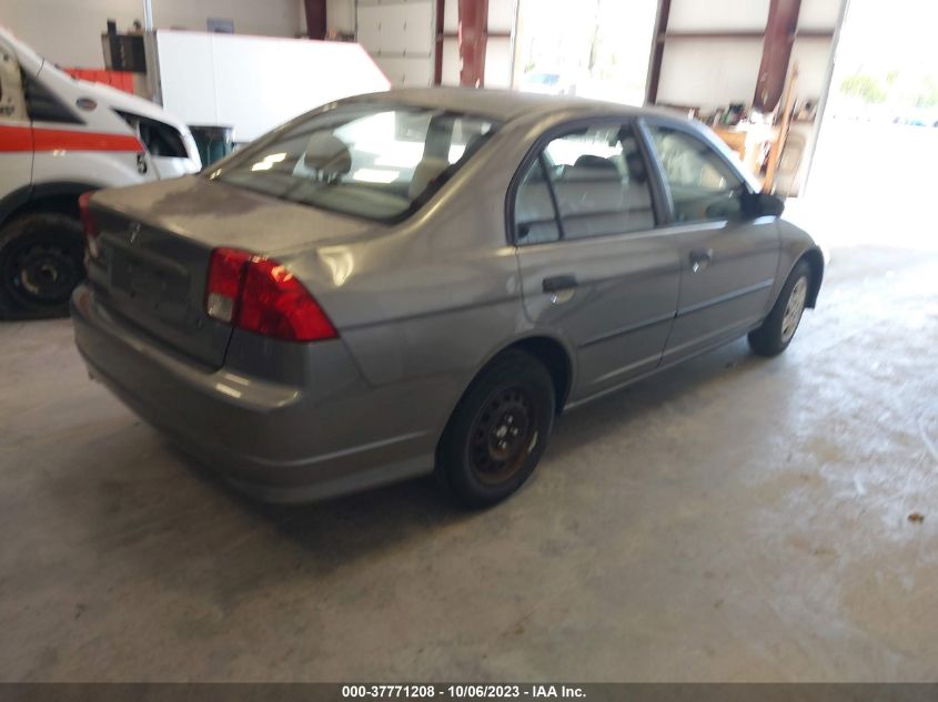 2005 Honda Civic Vp VIN: 2HGES16395H556531 Lot: 37771208