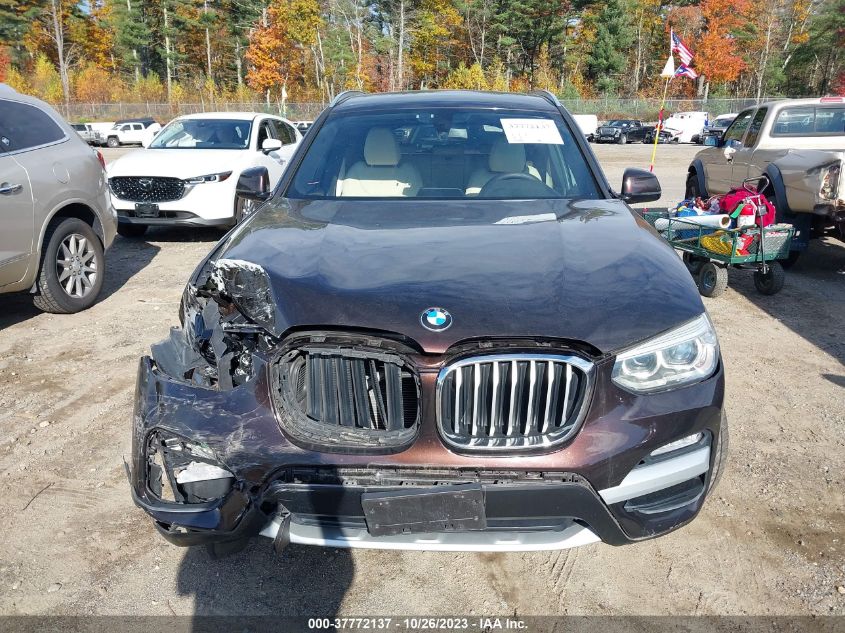 2018 BMW X3 xDrive30I VIN: 5UXTR9C55JLC75394 Lot: 37772137