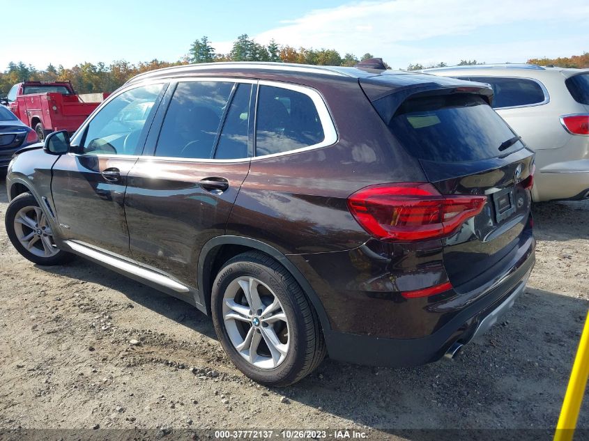 2018 BMW X3 xDrive30I VIN: 5UXTR9C55JLC75394 Lot: 37772137