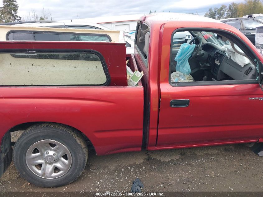 2003 Toyota Tacoma Base (A4) VIN: 5TENL42N23Z253841 Lot: 37772305