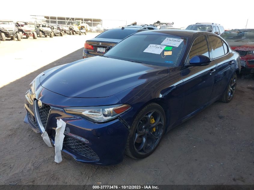 2018 Alfa Romeo Giulia Ti Sport VIN: ZARFAECN2J7576456 Lot: 37773476