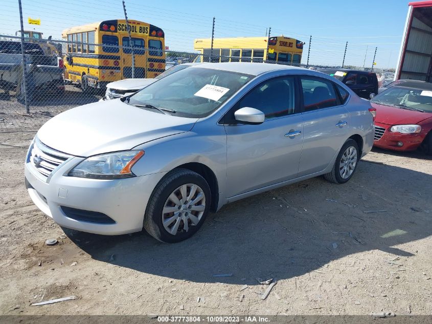 2014 Nissan Sentra Sv VIN: 3N1AB7AP7EL675036 Lot: 40719949