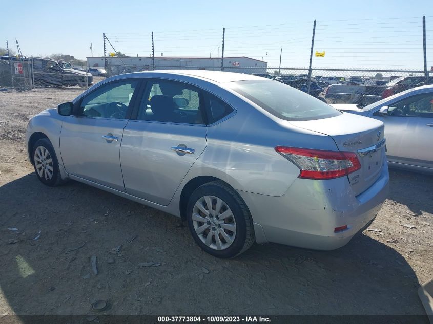 2014 Nissan Sentra Sv VIN: 3N1AB7AP7EL675036 Lot: 40719949