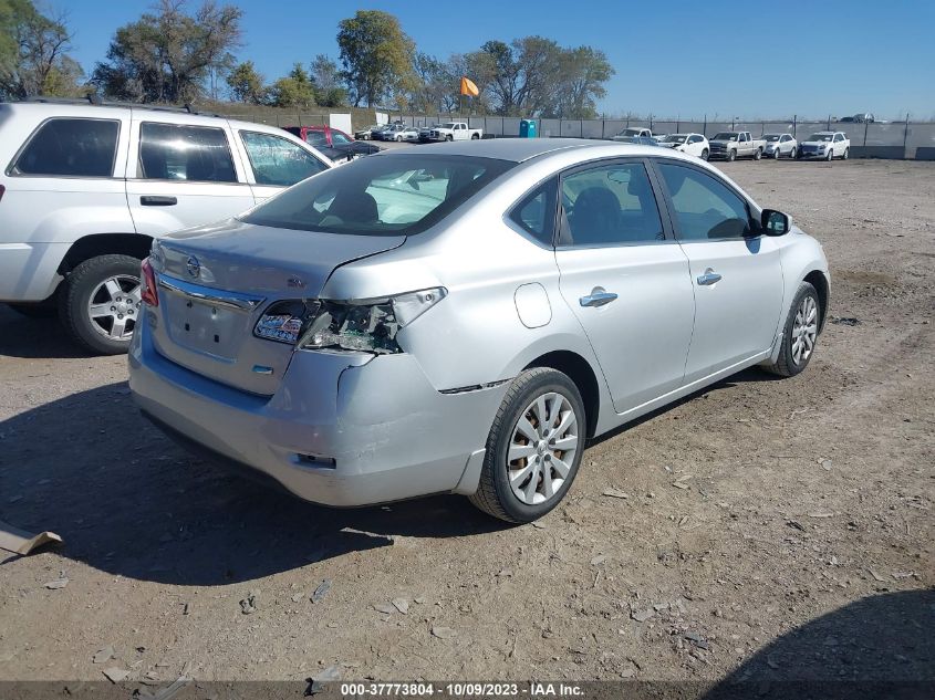 2014 Nissan Sentra Sv VIN: 3N1AB7AP7EL675036 Lot: 40719949