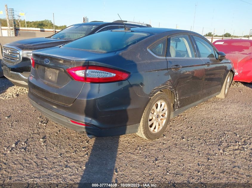 2016 Ford Fusion S VIN: 3FA6P0G75GR375245 Lot: 37774038