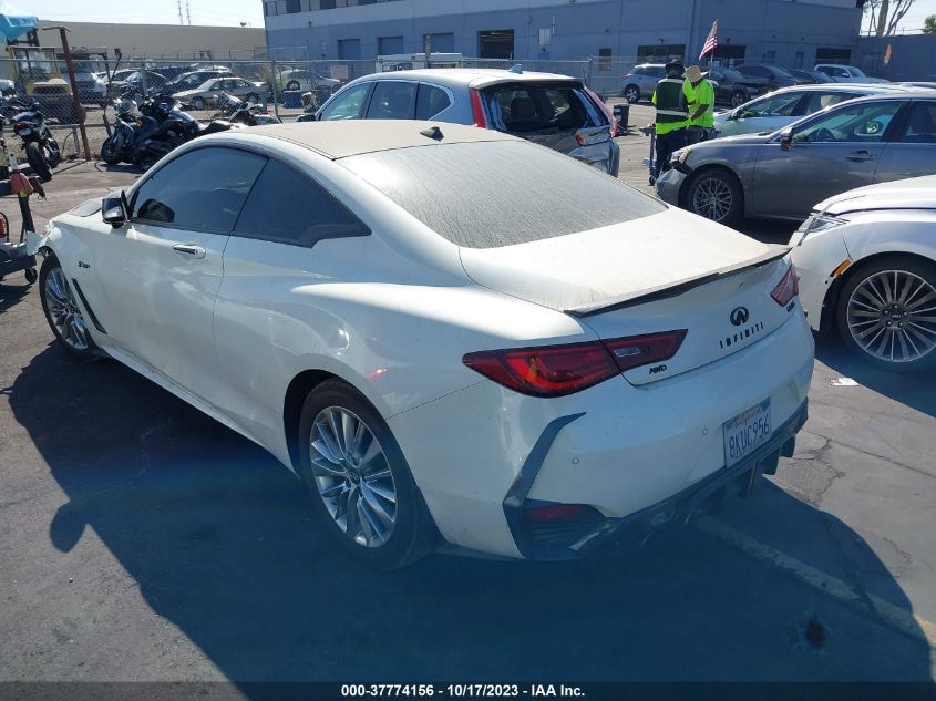 2019 Infiniti Q60 3.0T Red Sport 400 VIN: JN1FV7EL2KM440257 Lot: 37774156