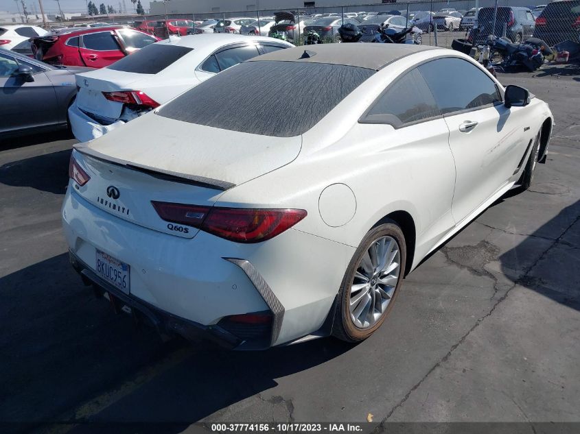 2019 Infiniti Q60 3.0T Red Sport 400 VIN: JN1FV7EL2KM440257 Lot: 37774156