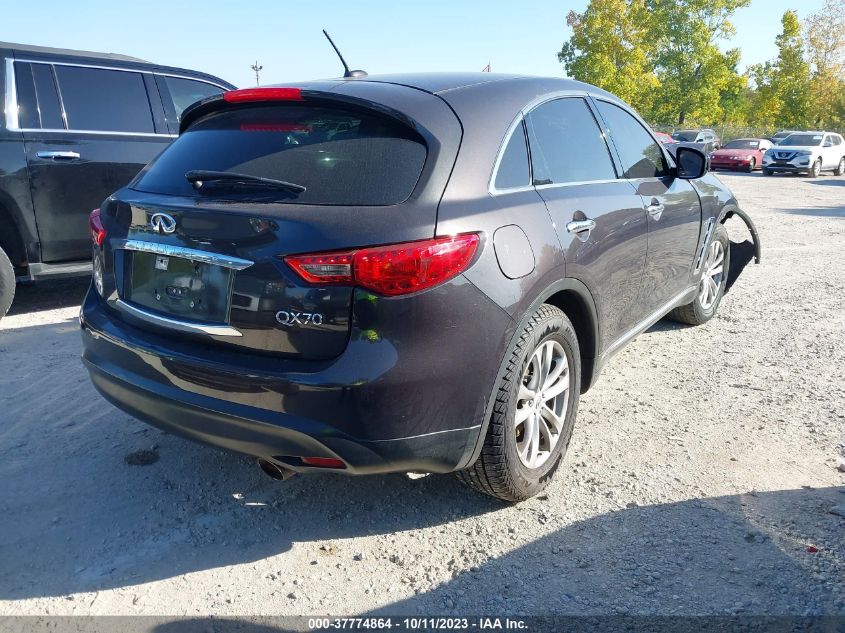 2017 Infiniti Qx70 VIN: JN8CS1MW9HM411286 Lot: 37774864