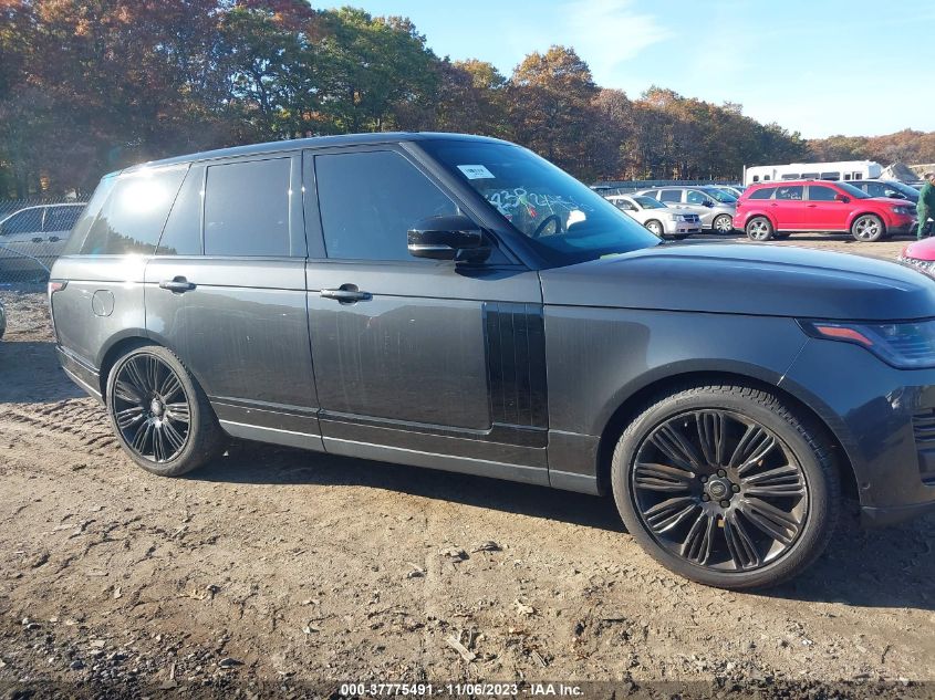 2019 Land Rover Range Rover 3.0L V6 Turbocharged Diesel Hse Td6 VIN: SALGS2RK0KA547736 Lot: 37775491