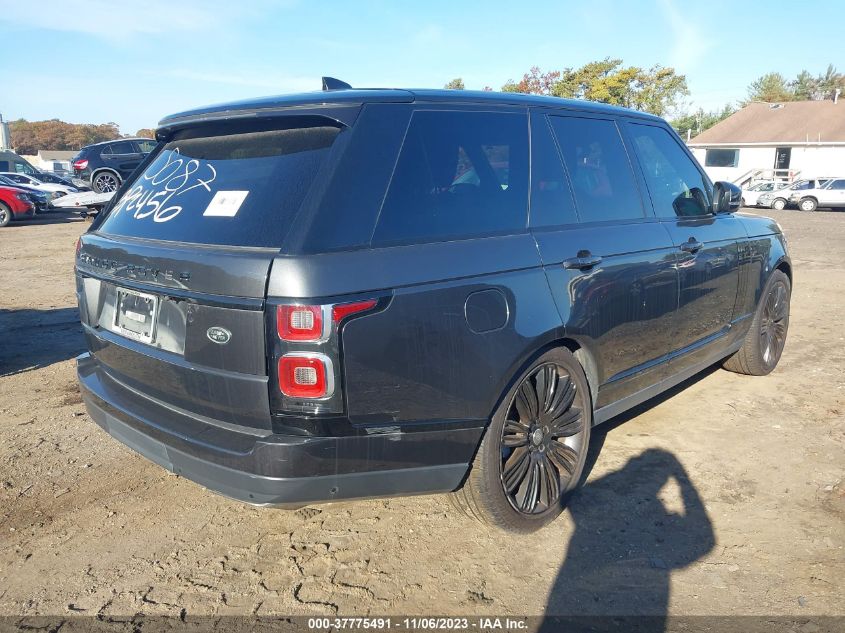 2019 Land Rover Range Rover 3.0L V6 Turbocharged Diesel Hse Td6 VIN: SALGS2RK0KA547736 Lot: 37775491