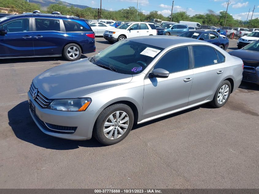 2013 Volkswagen Passat S W/Appearance VIN: 1VWAP7A30DC101543 Lot: 37775888