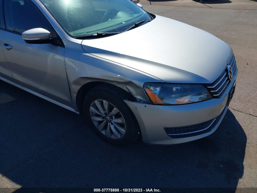 2013 Volkswagen Passat S W/Appearance VIN: 1VWAP7A30DC101543 Lot: 37775888