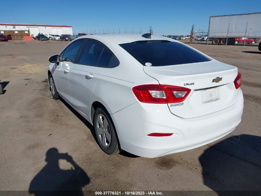 2016 Chevrolet Cruze Ls Auto VIN: 1G1BC5SM1G7244490 Lot: 37776321