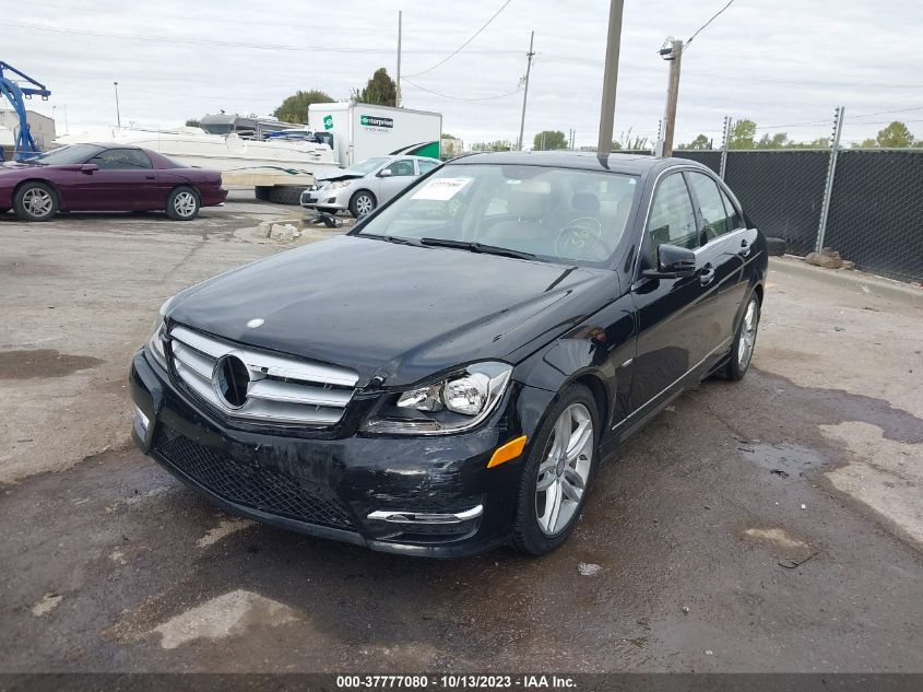 2012 Mercedes-Benz C 250 Sport/Luxury VIN: WDDGF4HB1CR232025 Lot: 37777080