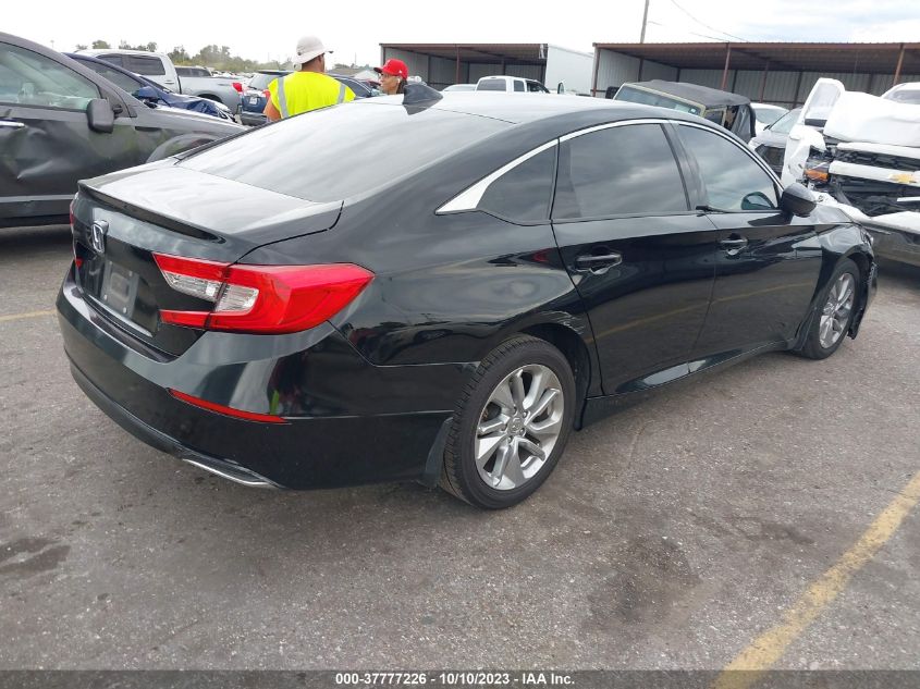 2018 Honda Accord Sedan Lx 1.5T VIN: 1HGCV1F10JA053444 Lot: 37777226