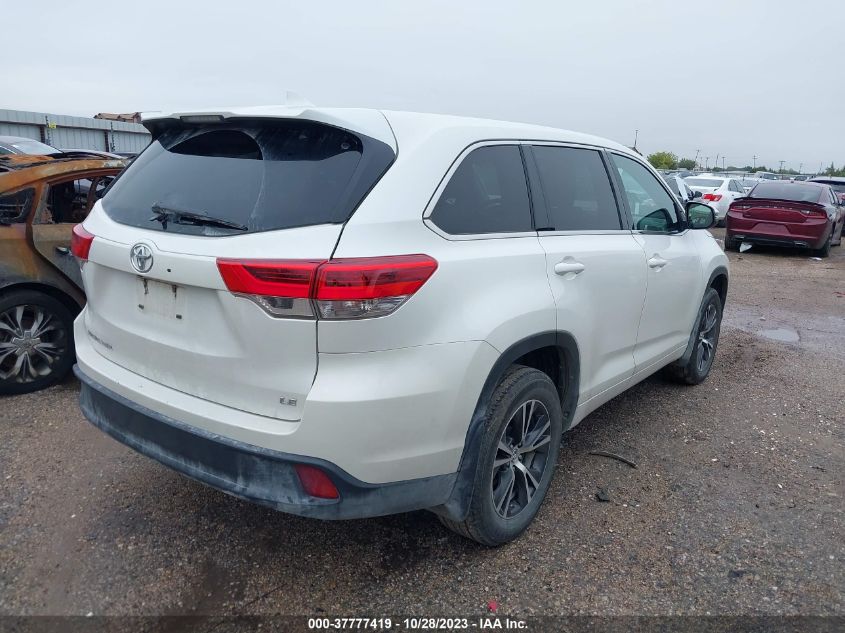 2017 Toyota Highlander Le VIN: 5TDZZRFH8HS230425 Lot: 37777419