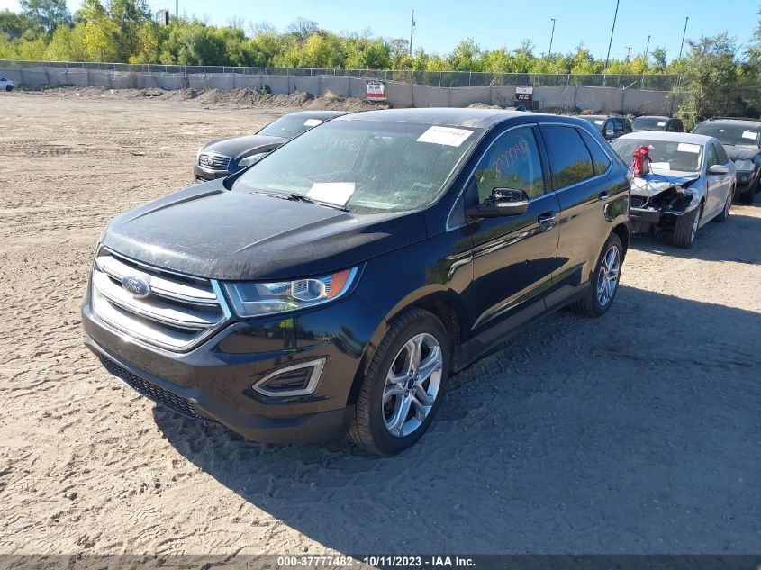 2017 Ford Edge Titanium VIN: 2FMPK3K91HBB12317 Lot: 37777482