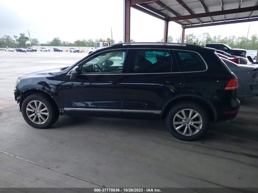 2014 Volkswagen Touareg Sport W/Nav VIN: WVGEF9BP3ED009208 Lot: 37778636