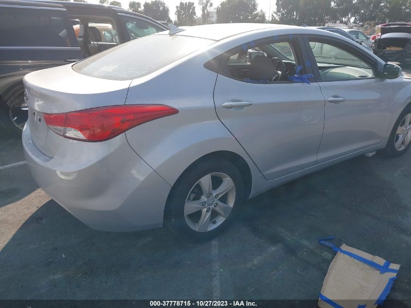 2012 Hyundai Elantra Gls Pzev VIN: 5NPDH4AE2CH065659 Lot: 37778715