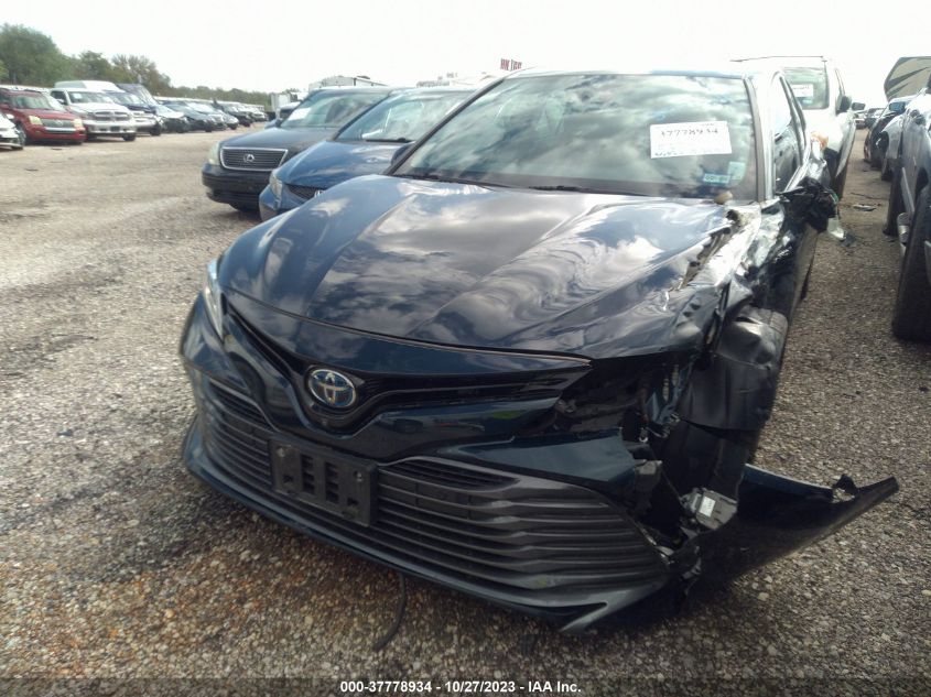 2019 Toyota Camry Hybrid VIN: 4T1B21HK6KU013681 Lot: 37778934