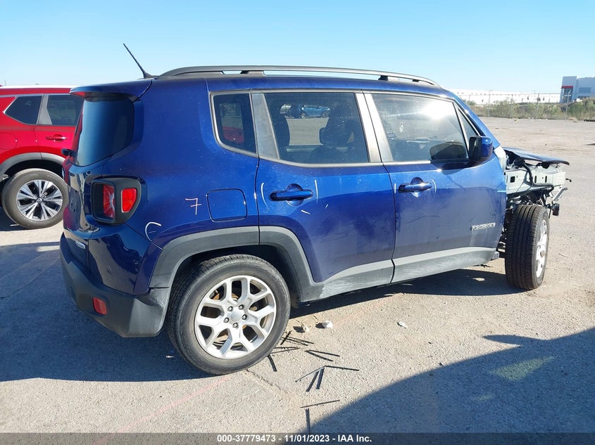 2016 JEEP RENEGADE LATITUDE VIN: ZACCJABTXGPE18061
