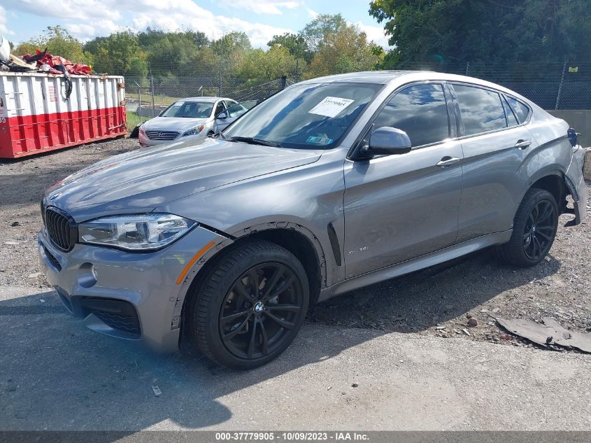 VIN 5UXKU2C57K0Z65228 2019 BMW X6, Xdrive35I no.2