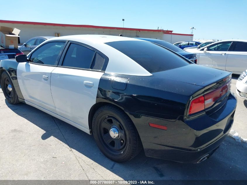 2012 Dodge Charger Police VIN: 2C3CDXAT7CH145186 Lot: 37780507