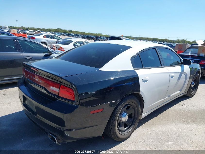 2012 Dodge Charger Police VIN: 2C3CDXAT7CH145186 Lot: 37780507