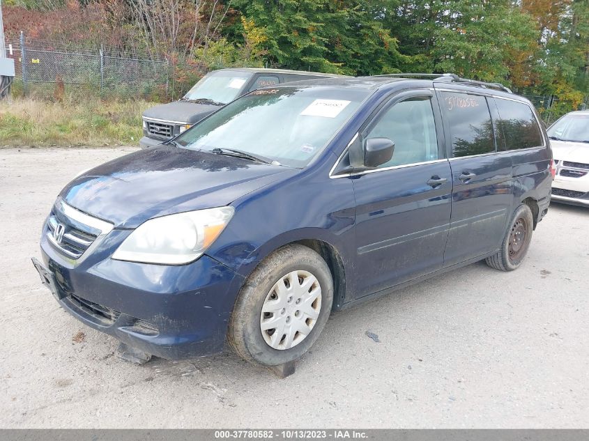 2007 Honda Odyssey Lx VIN: 5FNRL38287B134062 Lot: 37780582