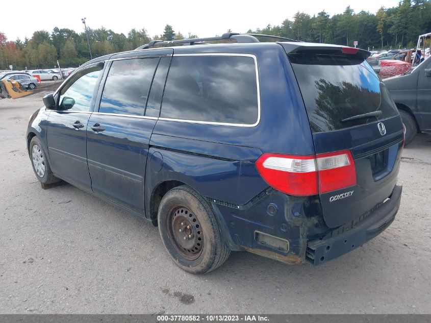 2007 Honda Odyssey Lx VIN: 5FNRL38287B134062 Lot: 37780582