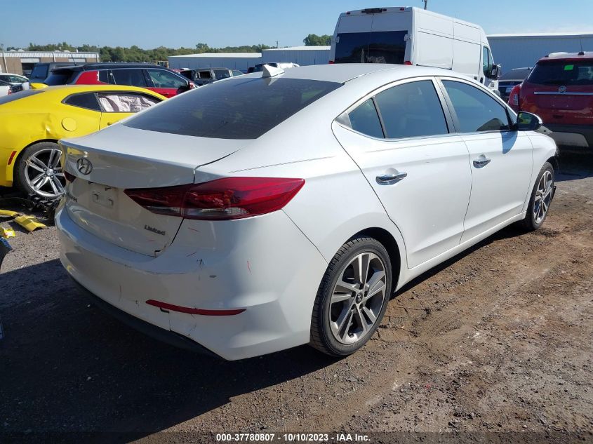 2017 Hyundai Elantra Limited VIN: 5NPD84LF4HH062629 Lot: 37780807