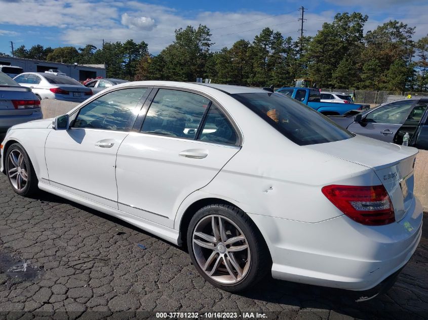 2013 Mercedes-Benz C-Class C 300 VIN: WDDGF8ABXDG135534 Lot: 37781232