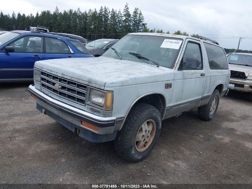 1990 Chevrolet Blazer S10 VIN: 1GNCT18Z9L0113406 Lot: 37781468