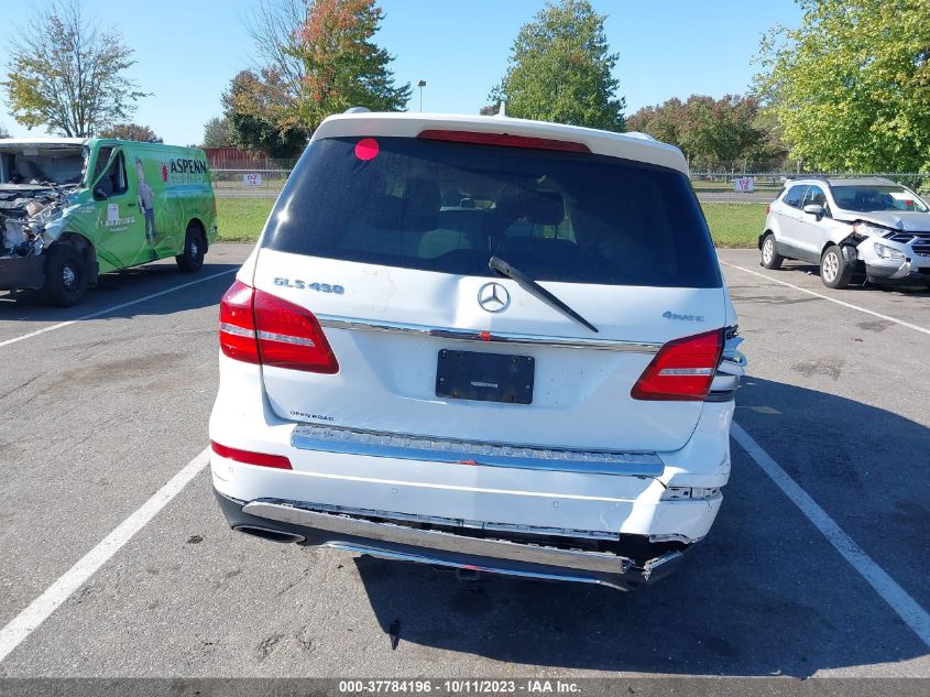 2017 Mercedes-Benz Gls 450 VIN: 4JGDF6EE5HA887703 Lot: 37784196