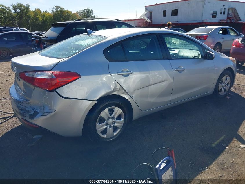 2015 Kia Forte Lx VIN: KNAFK4A6XF5433686 Lot: 37784264